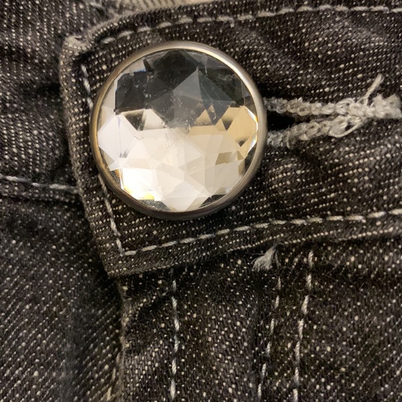 Metro 7 Black Jean Capri’s Sz ~> 4 - Picture 6 of 6